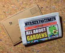 Load image into Gallery viewer, All About Gardens Crinkly Newspaper
