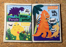 Load image into Gallery viewer, Rainbow Dinosaurs Crinkly Newspaper