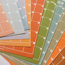 Load image into Gallery viewer, A4 Monthly Undated Wall Planner | 12 Pages | Surf