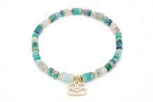 Load image into Gallery viewer, Breeze Blue Gemstone Bracelet