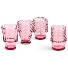 Load image into Gallery viewer, Fish Stacking Drinking Glass - Set of 4 Pink