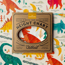 Load image into Gallery viewer, Dinosaur Children's Fabric Height Chart
