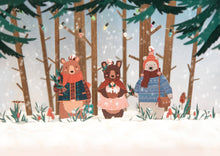 Load image into Gallery viewer, WINTERY BROWN BEAR DECORATION
