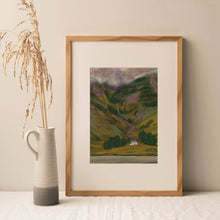Load image into Gallery viewer, Glencoe In Late Summer, Scottish Highlands - A4 Art Print