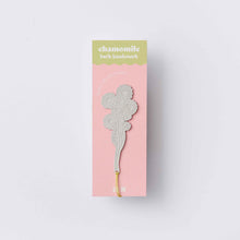 Load image into Gallery viewer, Chamomile Steel Metal Bookmark with Cord Marker