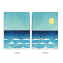 Load image into Gallery viewer, Dip in the Sea A6 Lined Notebook