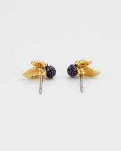 Load image into Gallery viewer, Orla Blackberry Stud Earrings