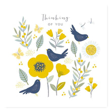 Load image into Gallery viewer, Blackbirds Thinking Of You Card