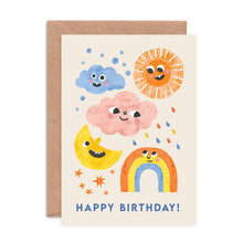 Load image into Gallery viewer, Weather Faces Birthday card