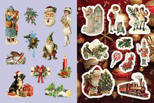 Load image into Gallery viewer, Vintage Victorian Christmas Sticker/Activity Book (hardback)