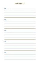 Load image into Gallery viewer, One Line a Day: A Five-Year Memory Book (Denim)
