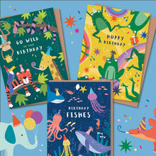 Load image into Gallery viewer, Frogs Children's Generic Birthday Card | Frog Birthday Card