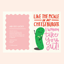 Load image into Gallery viewer, TAKE OUT PICKLE - FUNNY VALENTINE'S DAY CARD
