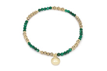 Load image into Gallery viewer, Olive Malachite Stretch Bracelet