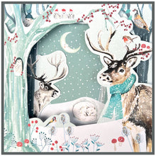 Load image into Gallery viewer, Concertina Christmas Card - Reindeer