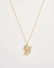 Load image into Gallery viewer, Enamel Cheeky Squirrel Necklace