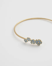 Load image into Gallery viewer, Enamel Forget-Me-Not Bangle