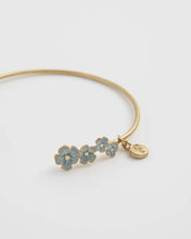 Load image into Gallery viewer, Enamel Forget-Me-Not Bangle