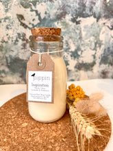 Load image into Gallery viewer, Inspiration - Pippin 200ml milk bottle candle with cork lid