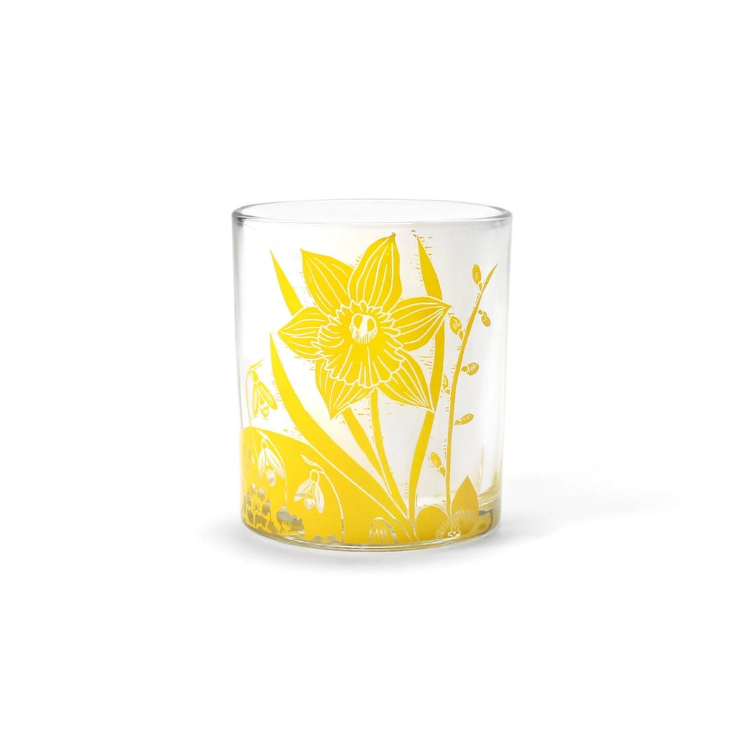 Daffodils Glass Tumbler
