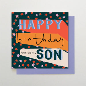 Fantastic Son Birthday card
