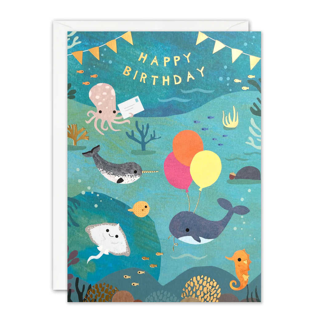 Under the Sea Birthday card