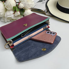 Load image into Gallery viewer, Eadie Green Leopard Upcycled Leather Handbag