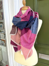 Load image into Gallery viewer, Foraging - Checked Winter Scarf