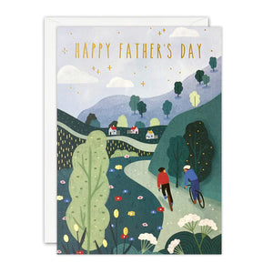 Cycling Father's Day card