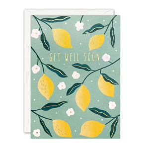 Lemons Get Well Soon card