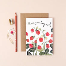 Load image into Gallery viewer, Thank You Berry Much card