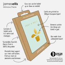 Load image into Gallery viewer, Christmas Card Pack of 5 - Pine Cones