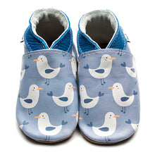 Load image into Gallery viewer, Inch Blue baby shoes - Mr Chippy seagull
