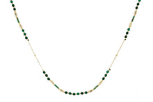 Load image into Gallery viewer, Horus Malachite Gold Gemstone Necklace