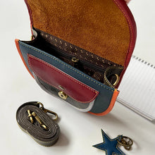 Load image into Gallery viewer, Olivia Olive Spot Upcycled Leather Handbag