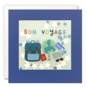 Bon Voyage Backpack Paper Shakies card