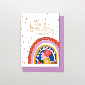 Baby Shower Rainbow card