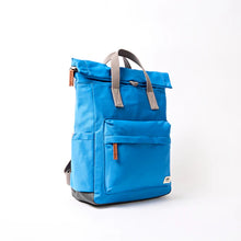 Load image into Gallery viewer, Canfield Small Backpack in Malibu Blue Nylon