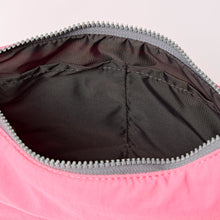 Load image into Gallery viewer, Farringdon Half Moon Bag in Pink Lemonade Taslon