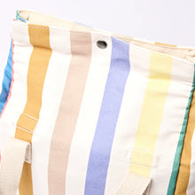 Load image into Gallery viewer, Hampstead Lunch Bag in Pastel Multi Stripe Canvas