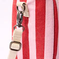 Load image into Gallery viewer, Hampstead Lunch Bag in Strawberry Stripe Canvas