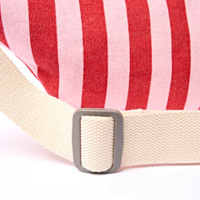 Load image into Gallery viewer, Mill Hill Crossbody Bag in Strawberry Stripe Cotton Canvas