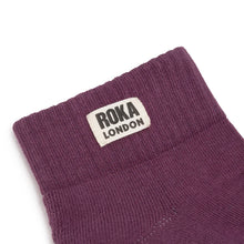 Load image into Gallery viewer, Wembley Ankle Socks for Women in Berry