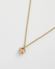 Load image into Gallery viewer, Enamel Rose Bud Pendant Necklace - Natural History Museum collection