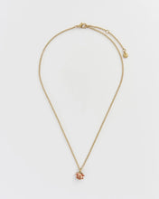 Load image into Gallery viewer, Enamel Rose Bud Pendant Necklace - Natural History Museum collection