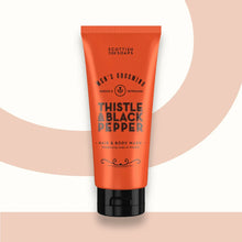 Load image into Gallery viewer, Thistle and Black Pepper hair and body wash 200ml