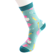 Load image into Gallery viewer, Miss Sparrow Home Baker Ladies Socks Duck Egg