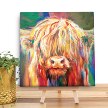 Load image into Gallery viewer, Highland Calf Mini Canvas
