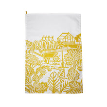 Load image into Gallery viewer, Recycled Cotton Tea Towel - Vegetable Garden
