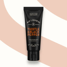 Load image into Gallery viewer, Thistle & Black Pepper | Men's Grooming | Moisturiser 75ml Tube